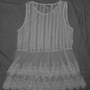 Lace tank
